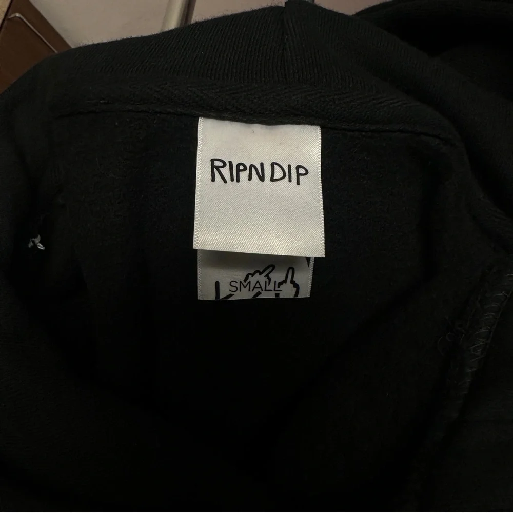 RIPNDIP Nerminator 2.0 Robot Kitty Cat Hoodie Black Small Pullover Sweatshirt - Picture 6 of 7